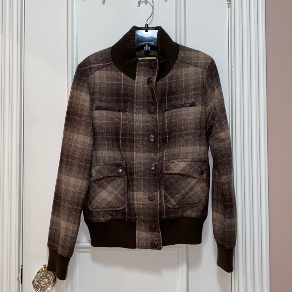 Wool Plaid jacket - Picture 2 of 9